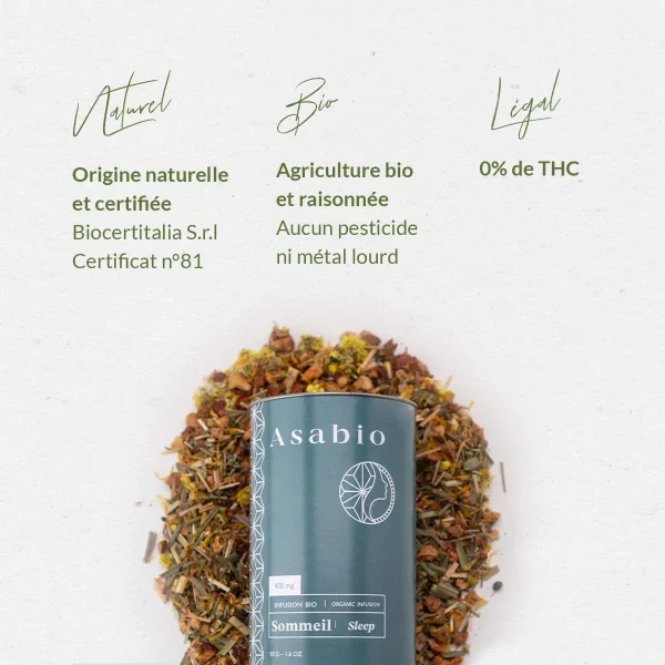 Asabio Tisane CBD - Sommeil – Image 2