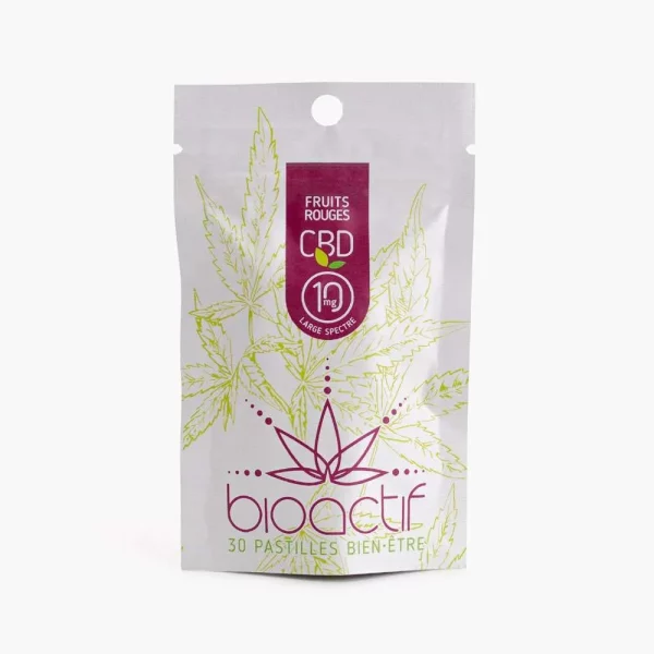 Bioactif Pastilles biologiques de CBD (30 x 10mg) - Passion/Réglisse – Image 5