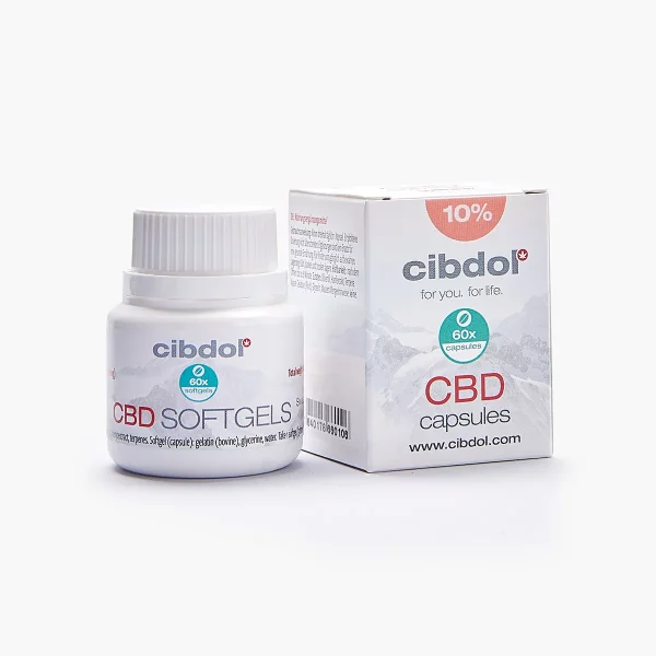 Cibdol Capsules de CBD 10%