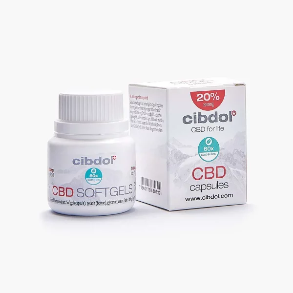 Cibdol Capsules de CBD 20%